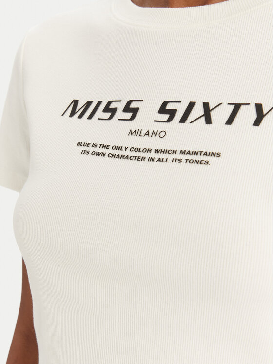 Miss Sixty Miss Sixty Camiseta 6L1SJ4300000 Blanco Slim Fit
