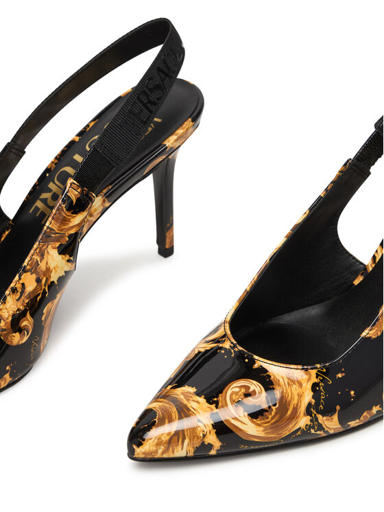 Versace Jeans Couture Туфлі на шпильці Versace Jeans Couture 80VA3S52 ZS366 G89 Чорний