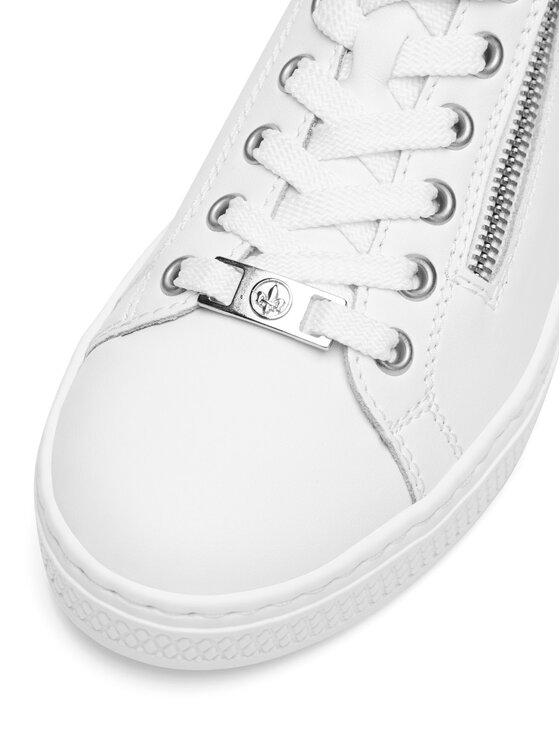 Rieker Sneakersy Rieker L59L1-83 Bílá