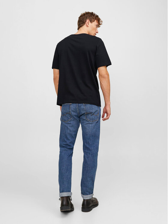 Jack & Jones Jack & Jones Marškinėliai Corp 12233999 Juoda Standard Fit