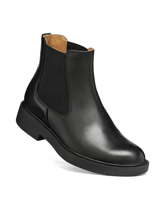 Geox Μποτάκια με λάστιχο Geox D Spherica Ec1 B D66DKA 43 C9999 Μαύρο