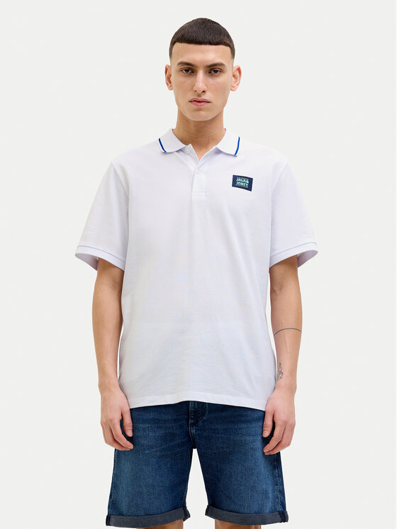 Jack & Jones Jack & Jones Поло Hudson 12269238 Білий Regular Fit