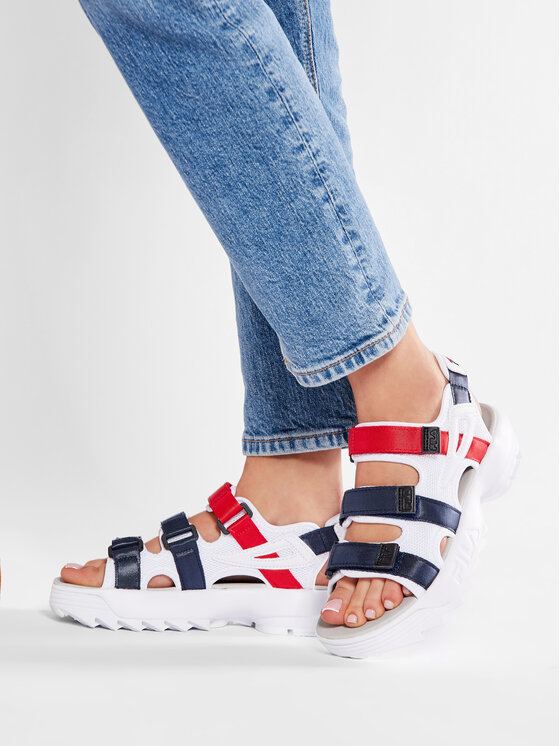 Fila Σανδάλια Fila Disruptor Sandal Wmn 1010611.01M Λευκό