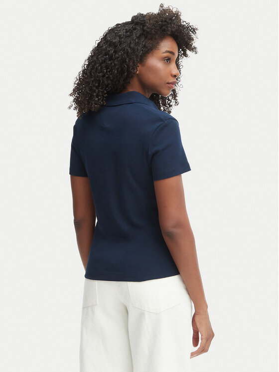 Tommy Hilfiger Tommy Hilfiger Polo WW0WW49252 Azul marino Slim Fit