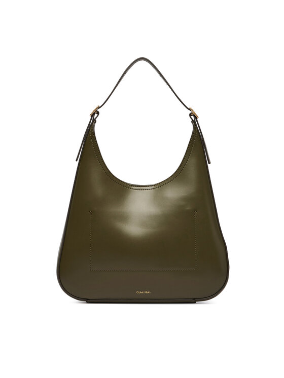 Calvin Klein Τσάντα Calvin Klein Ck Medium Shoulder Bag LV04F3522G Σκούρο πράσινο