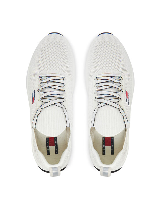 Tommy Jeans Αθλητικά Tommy Jeans Tjm Runner Knitted EM0EM01580 Εκρού