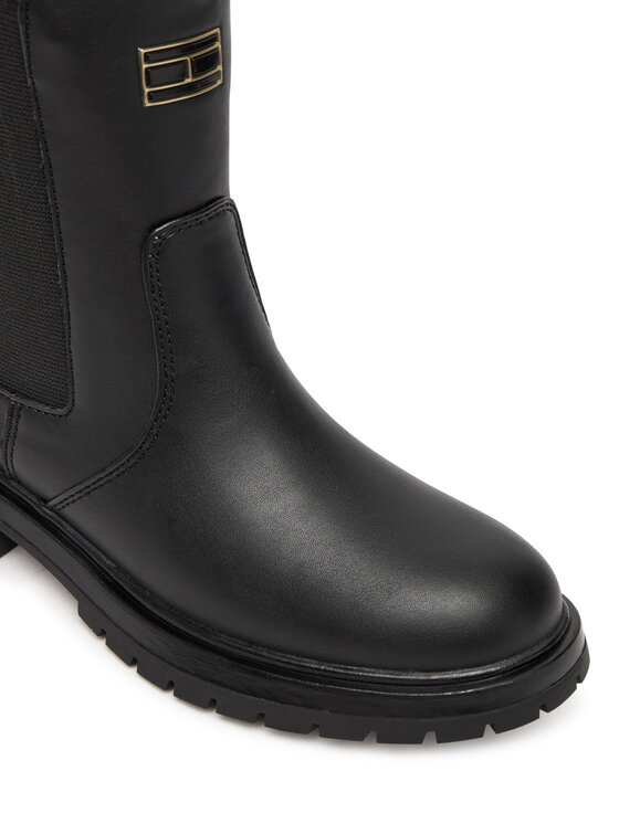 Tommy Hilfiger Škornji Tommy Hilfiger T3A5-34016-1355999 S Črna