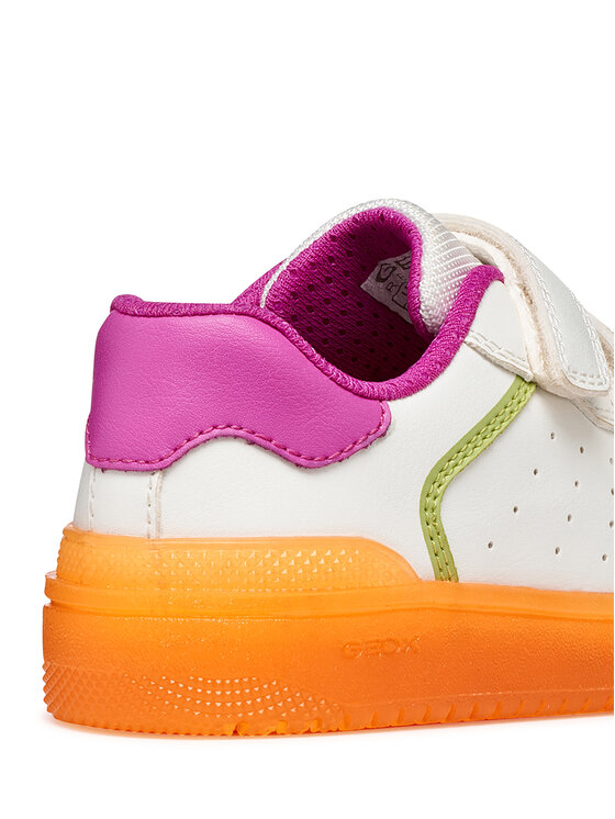 Geox Laisvalaikio batai Geox J Washiba Girl J45HXB 0003W C0422 D Balta