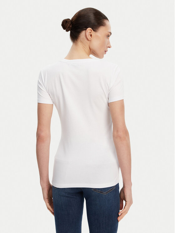 Fracomina Fracomina Футболка FP25ST3002J449N5 Білий Slim Fit
