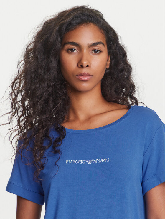 Emporio Armani Emporio Armani Camiseta EW000780 AF12192 UA012 Azul Regular Fit