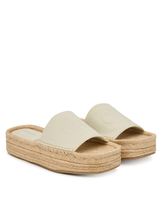 Calvin Klein Šlepetės Calvin Klein Ebeth HW0HW02894 Šviesiai mėlyna