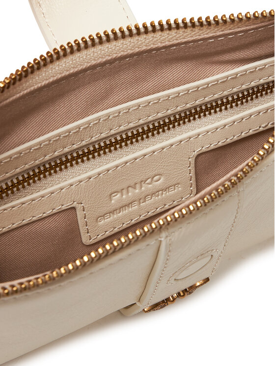 PINKO Borsetta PINKO Arthemis Shoulder Mini . AI 24-25 PLTT 103512 A29V Crema