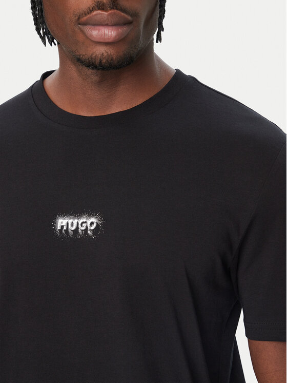 HUGO HUGO Camiseta 50572412 Negro Regular Fit