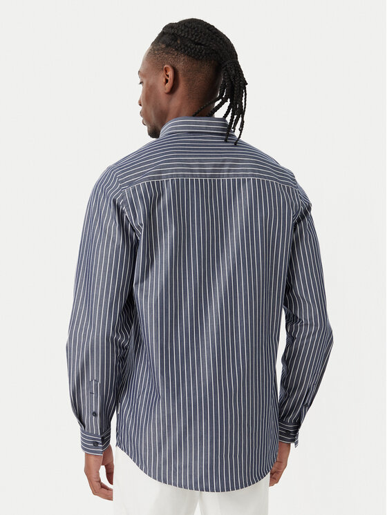 Beverly Hills Polo Club Beverly Hills Polo Club Camisa P-SS26M-BRASS Azul marino Regular Fit