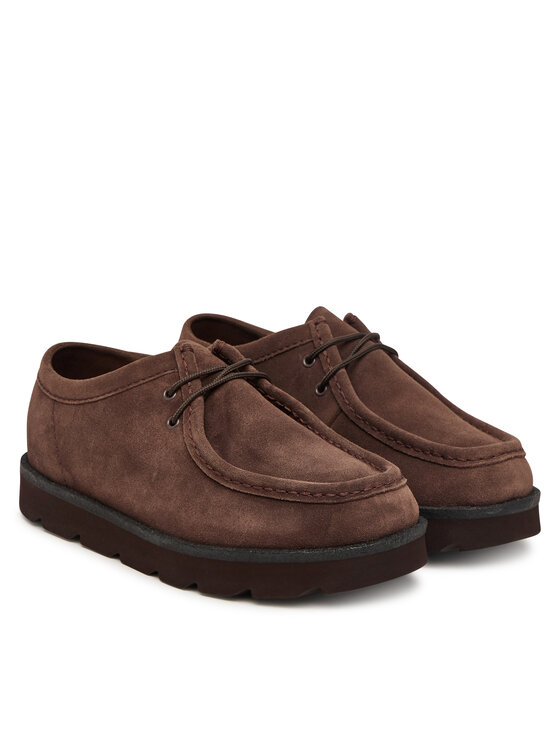 Clarks Туфлі Clarks Meare Walla 26182840 Темно-коричневий