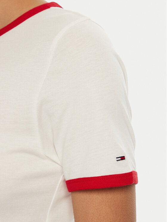 Tommy Jeans Tommy Jeans Camiseta DW0DW19449 Blanco Relaxed Fit