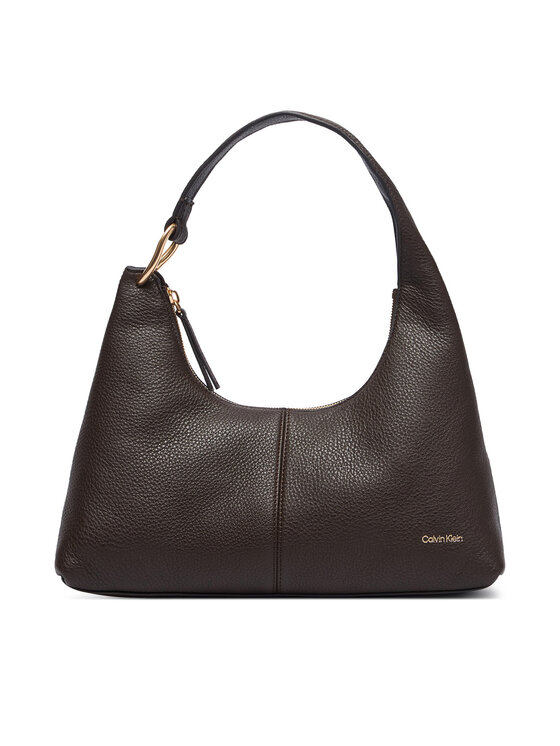 Calvin Klein Bolso Calvin Klein Slouchy Leather Shoulder Bag LV04F3657G Marrón
