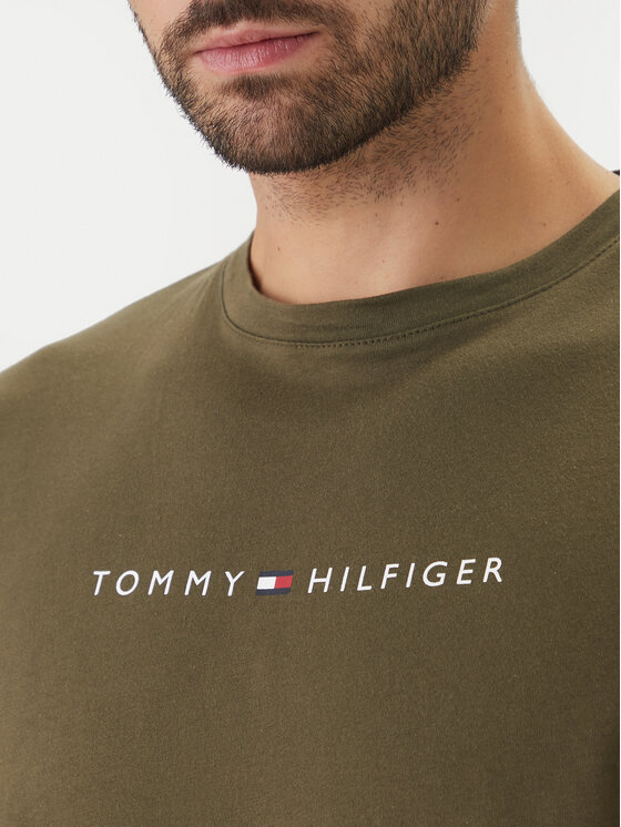 Tommy Hilfiger Tommy Hilfiger Camiseta UM0UM03643 Caqui Regular Fit