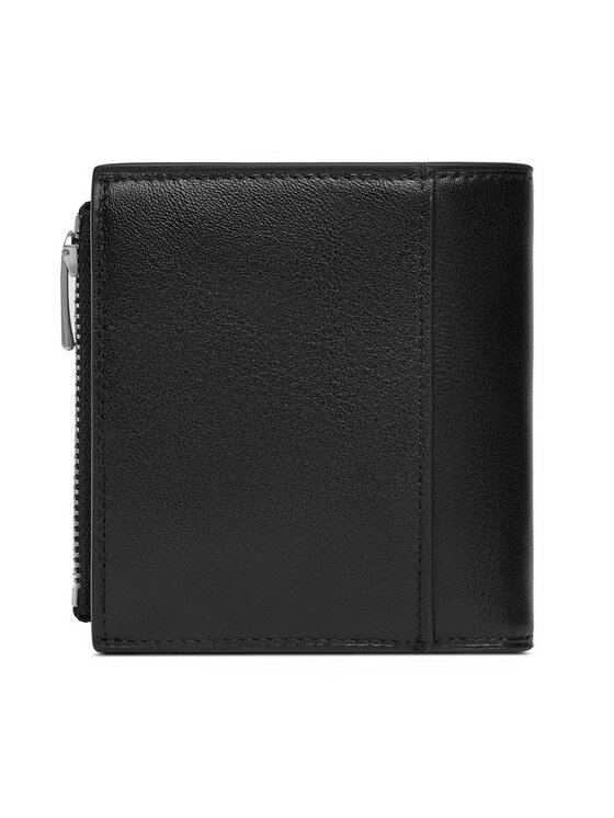 Calvin Klein Denarnica Calvin Klein Jeans Hardware Compact Zip Walle LV04G1078G Črna