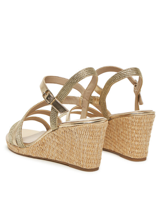 Tamaris Espadryle Tamaris 1-28323-44 Złoty