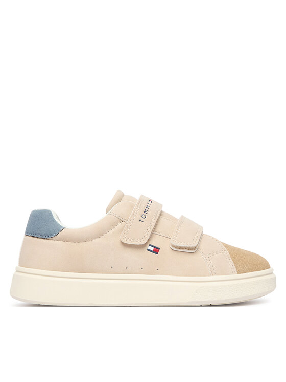 Tommy Hilfiger Superge Tommy Hilfiger Low Cut Velcro Sneaker T1X9-35218-1959 S Bež