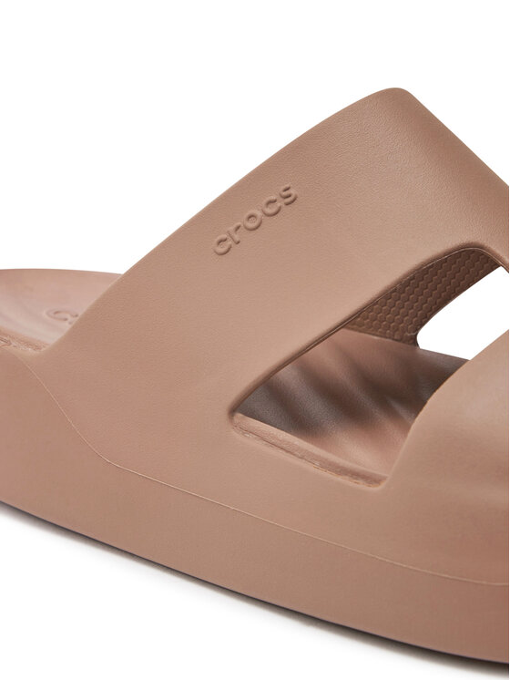 Crocs Шльопанці Crocs Getaway Platform H-Strap 209409 Бежевий