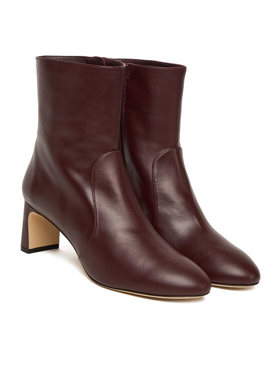 Stuart Weitzman Ботильйони Stuart Weitzman Babette SL542 Бордовий