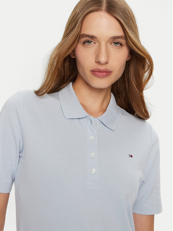 Tommy Hilfiger Tommy Hilfiger Polo 1985 WW0WW43224 Svijetloplava Regular Fit