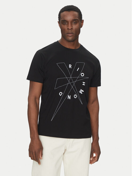 Richmond X Richmond X Majica UMP25020TS Črna Regular Fit