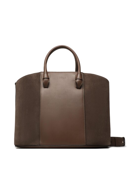 Furla Ročna torba Furla Miastella L Tote WB00333-BX0428-0637S-1-007 Rjava
