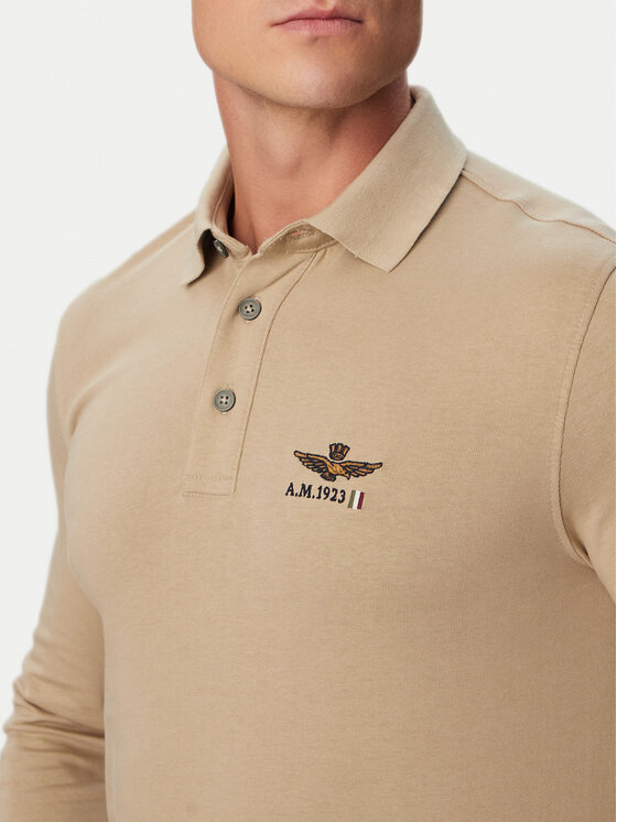 Aeronautica Militare Aeronautica Militare Polo 262PO1947UJ00703 Marrón Regular Fit