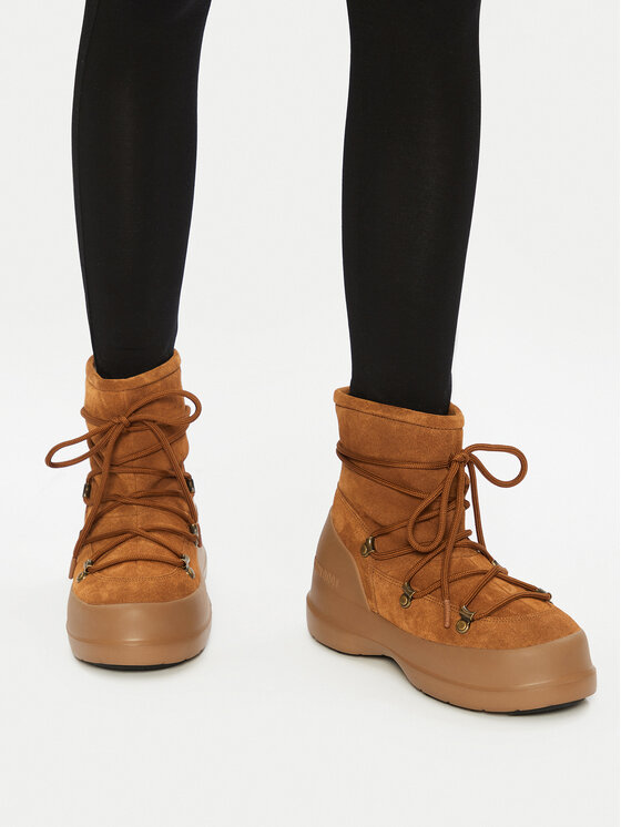 Moon Boot Čizme za snijeg Moon Boot Luna Boot Suede 80D2480030 Smeđa