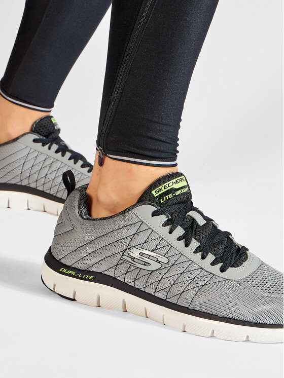 Skechers Tenisice Skechers The Happs 52185/LGBK Siva
