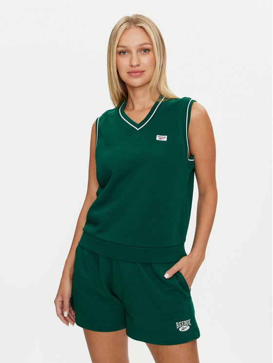 Reebok Reebok Pullover Cl Cs Vest 100075522 Grün Regular Fit