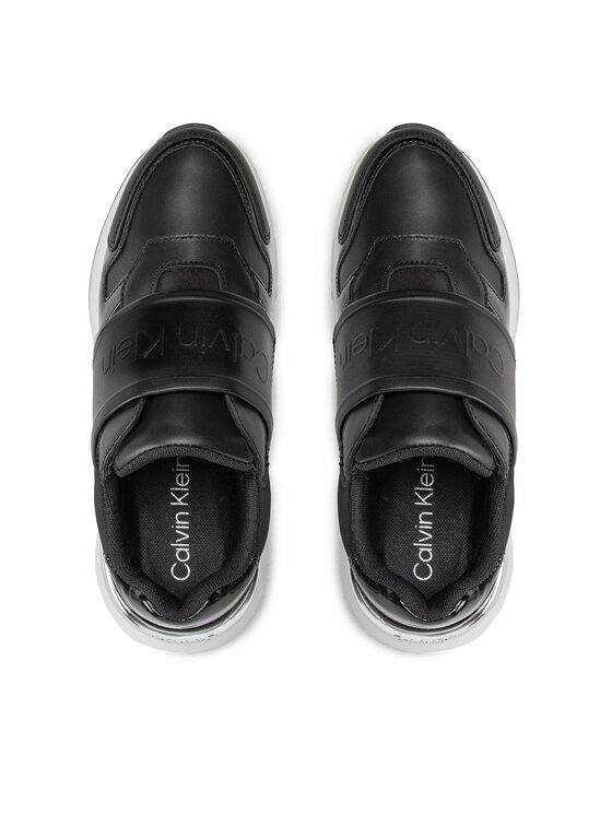 Sneakersy Calvin Klein Flex Run Slip On-Hf HW0HW01062 Czarny | Eobuwie ...