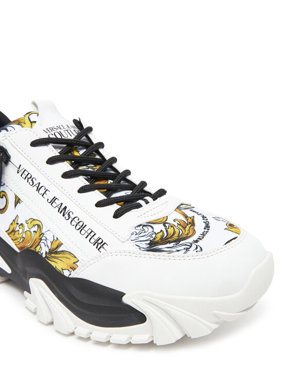 Versace Jeans Couture Sneakersy Versace Jeans Couture 78YA3SI5 Biały