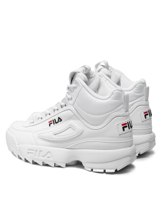 Fila Sneakersy Fila Disruptor Mid Wmn 1011408.1FG Bílá