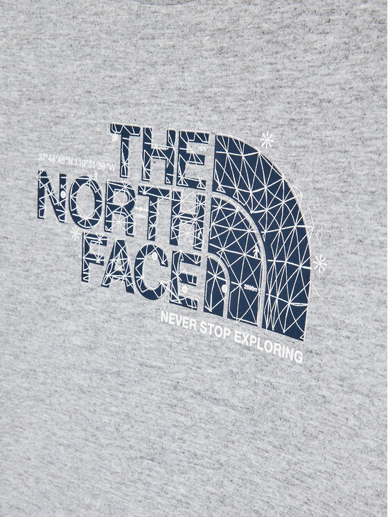 The North Face The North Face T-shirt Graphic NF0A7X5B Grigio Regular Fit