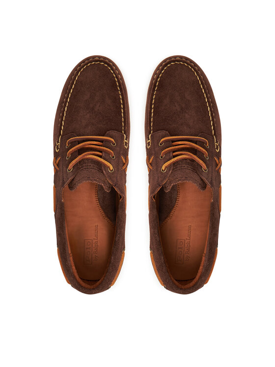 Polo Ralph Lauren Mokasíny Polo Ralph Lauren Ranger Deck 812974979003 Hnědá