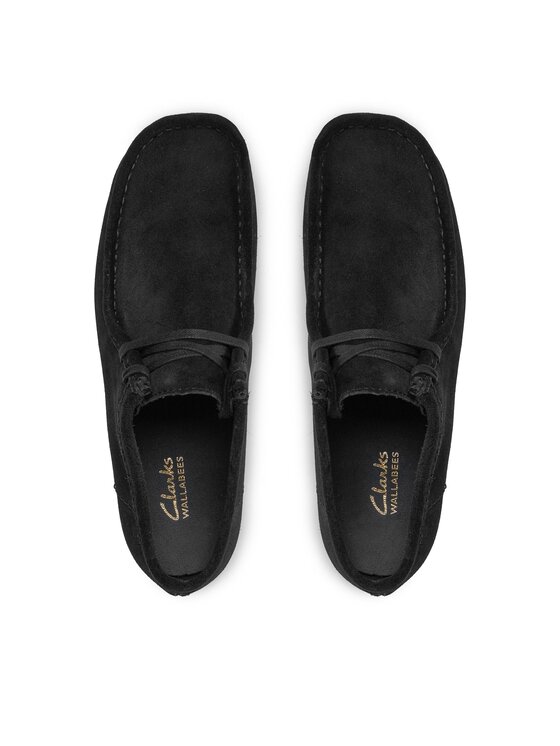 Clarks Mokasíny Clarks Wallabee Evo 261728207 Čierna