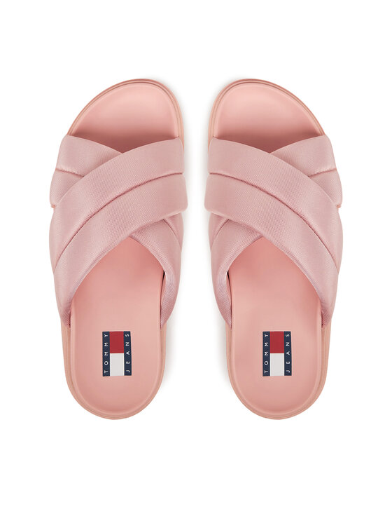 Tommy Jeans Šlepetės Tommy Jeans Tjw Flatform Sandal EN0EN02775 Rožinė