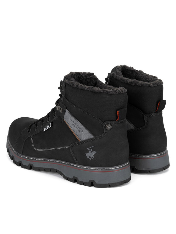 Beverly Hills Polo Club Botines planos Beverly Hills Polo Club 23AB520 Negro