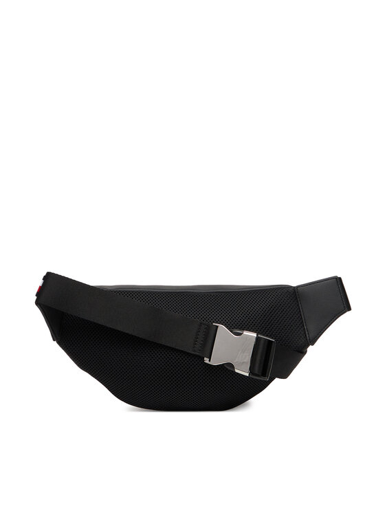 Tommy Hilfiger Torbica za okrog pasu﻿ Tommy Hilfiger Th Woven Bum Bag AM0AM13634 Črna