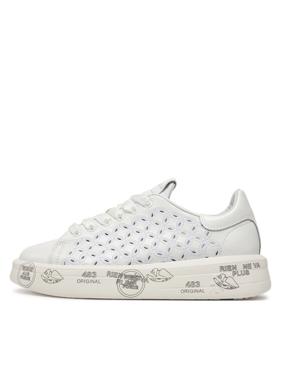 Premiata Сникърси Premiata Belle VAR 6283 Бял