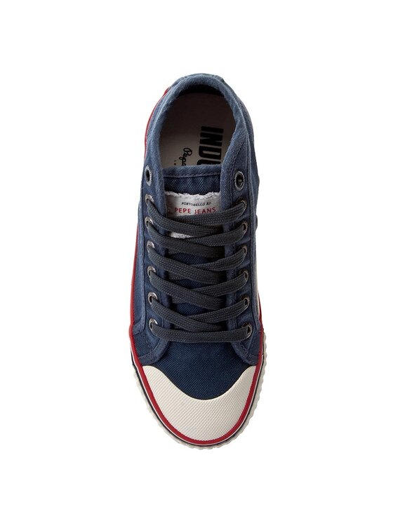 Pepe Jeans Modne superge Pepe Jeans Industry Road PBS30300 Mornarsko modra