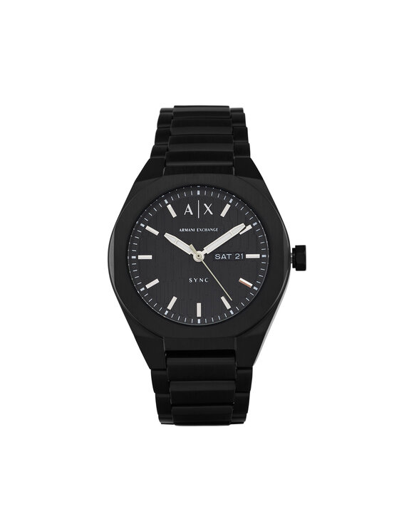 Armani Exchange Laikrodis Armani Exchange Sync AX4301 Juoda