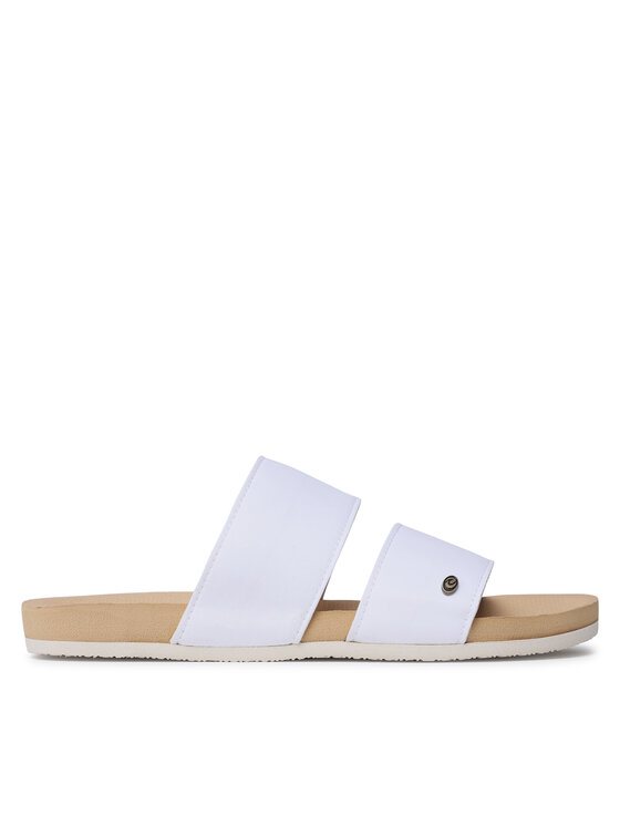 Rip Curl Klapki Rip Curl Swc Dual Strap Slide 154WOT Biały