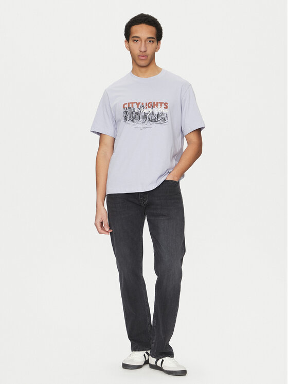 Jack & Jones Jack & Jones Футболка Boston 12272981 Голубий Relaxed Fit