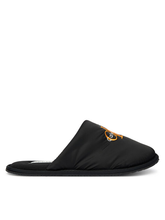 Calvin Klein Papuče Calvin Klein Hotel Slipper Mono Embro YM0YM01392 Čierna