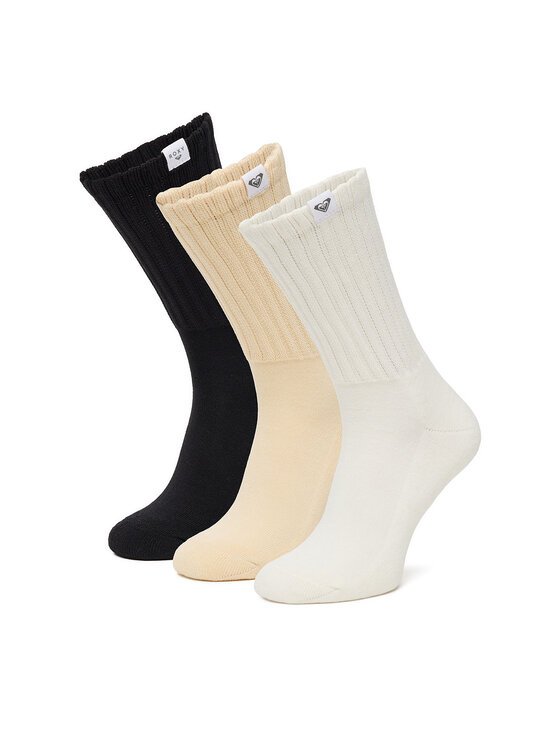 Roxy Довгі шкарпетки Roxy CEO_AS_ROXY_16_W_AW25 (3 PACK) mix Білий